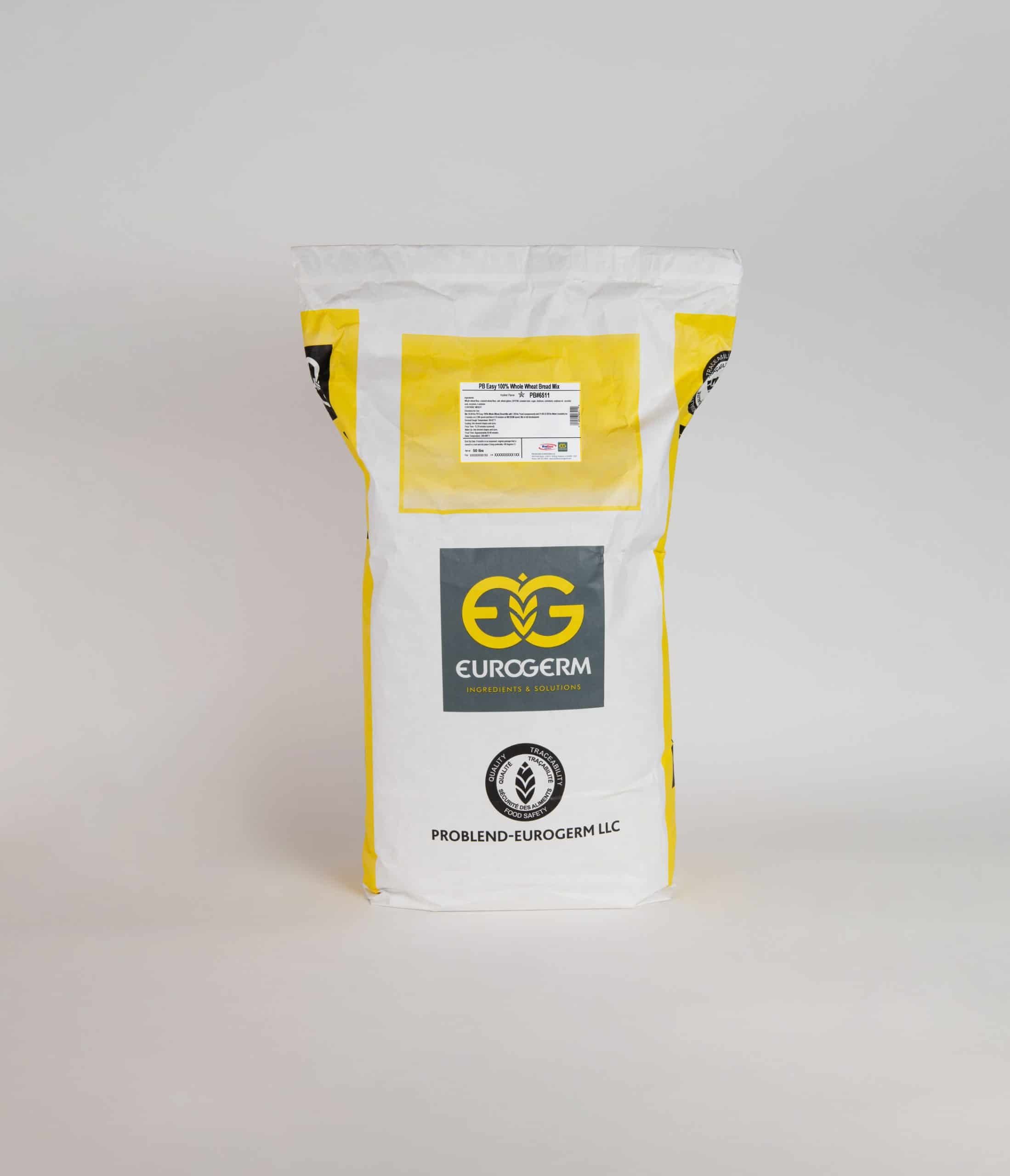 100% Whole Wheat Bread Mix - Whole Wheat Bread Mix (Item#6511 Eurogerm) - 50 lb. bag